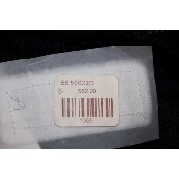 Esley $62 Sz S Black Tiered Ruffle Gunmetal Studs Trapeze Polyester Top - Picture 6 of 8